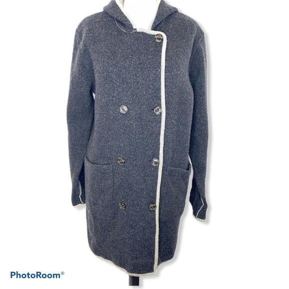 Vintage Bernardo Wool Double Breasted‎ Coat Medium - Picture 1 of 3